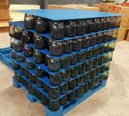 Blue Custom Plastic Board Wine Bottle Pallet Reusable PP Hollow Sheet
