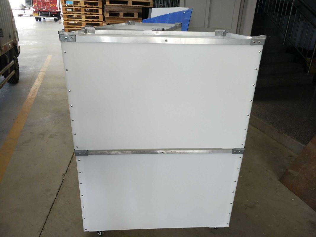 Anti Pressure Foldable Plastic Moving Boxes Lightweight Corrugated PP Box Stackable