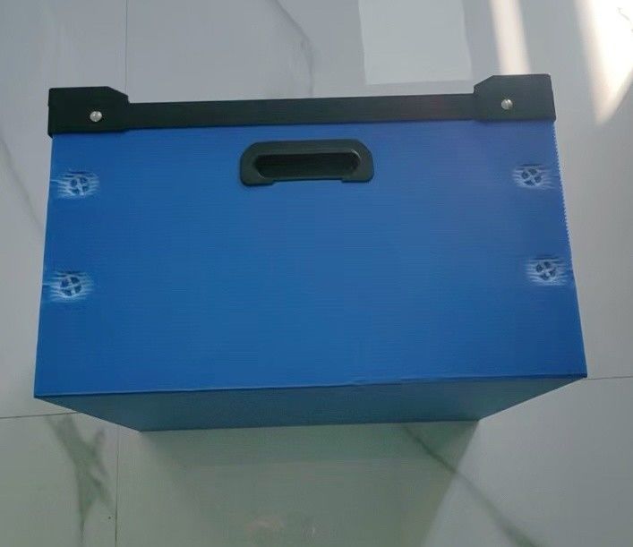 Customized Reusable Plastic Moving Boxes Corrugated Hollow Board Box 50kg Load Capacity