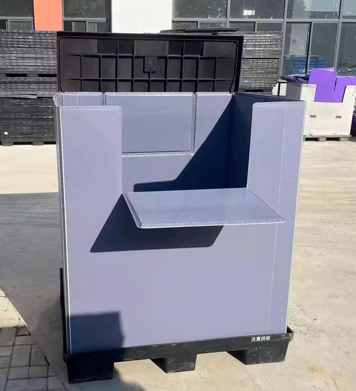 Honeycomb Sheet Plastic Pallet Box UV Resistant Collapsible Pallet Boxes For Heavy Duty Packaging