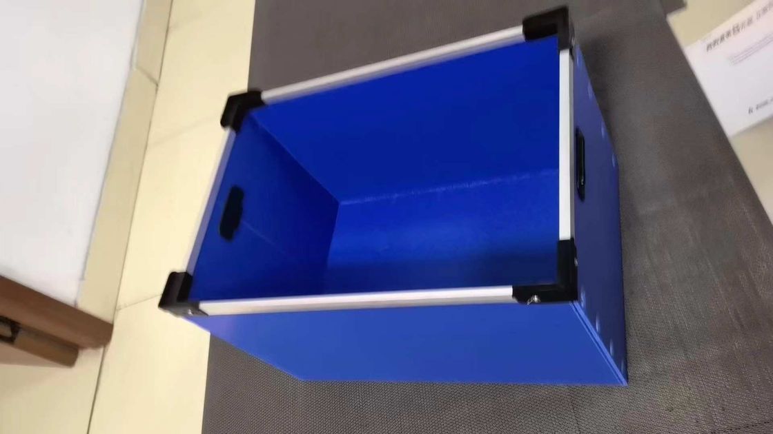 Strong Hardness Plastic Corrugated Containers Recyclable Polypropylene Corrugated Box Customized