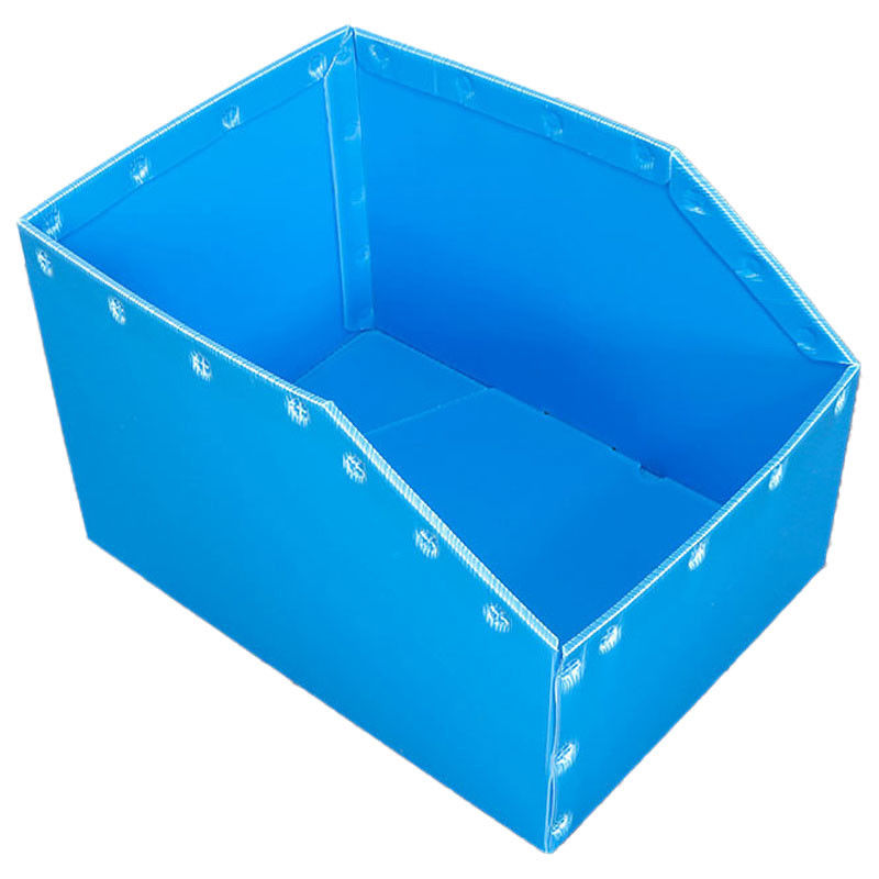 Waterproof Corrugated Storage Bins Reusable Plastic Archive Storage Boxes Stackable
