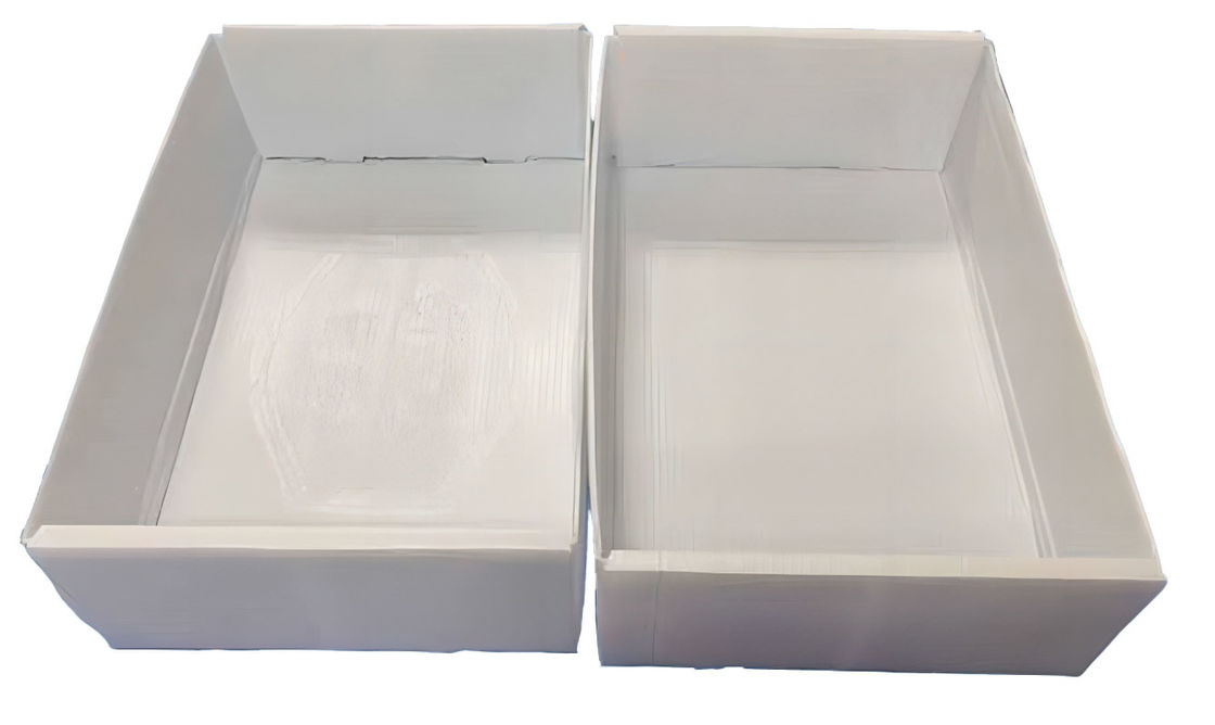 White Plastic Corrugated Boxes Customized Corrugated Plastic Crates Waterproof For Wardrobe