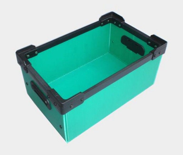 Foldable Custom Corrugated Plastic Boxes Eco Friendly Corrugated Plastic Storage Bins Durable