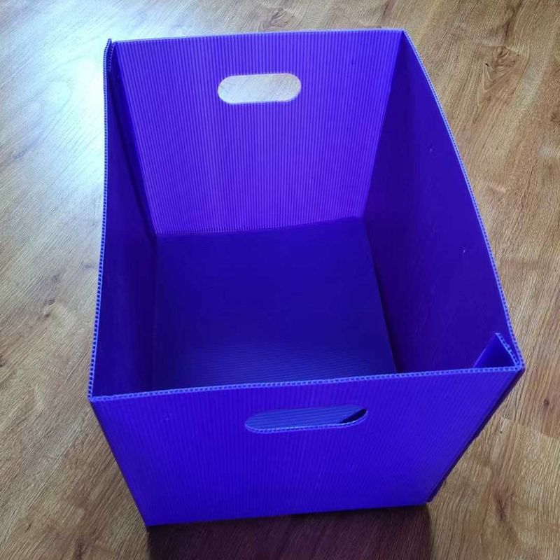 Shakeproof Corrugated Plastic Tote Waterproof Custom Plastic Corrugated Boxes Recyclable