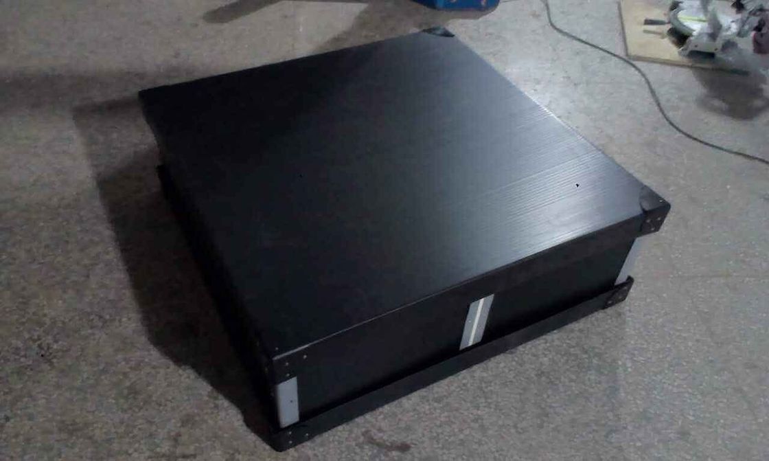 Black Plastic Collapsible Box Corrugated Sheet Collapsible Storage Containers Customized