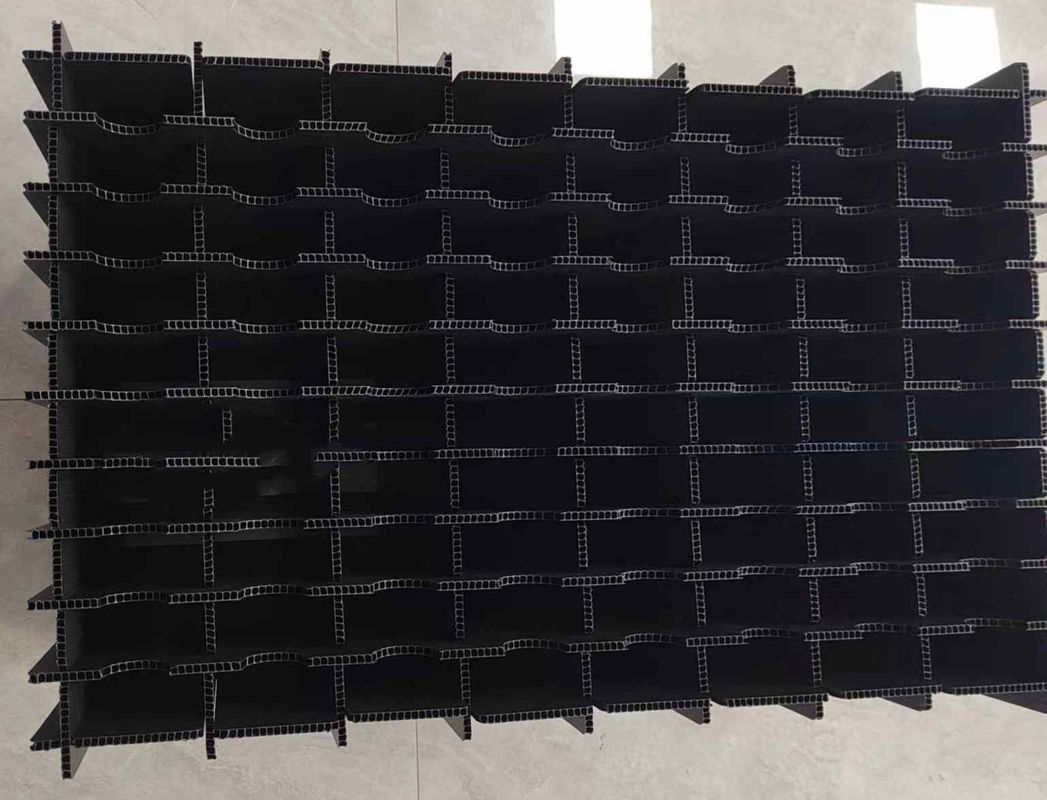 Anti Static Plastic Dividers Box Corrugated Multi Compartment Plastic Storage Boxes Rectangular